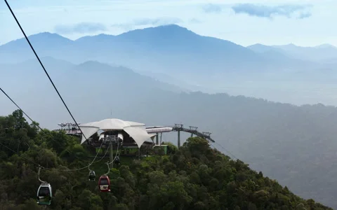 Cable Car Running Time Lapse Stock Footage 62637819