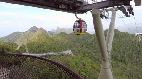 Cable Car Running Time Lapse Stock Footage 62637822