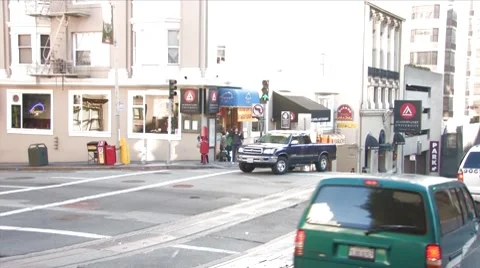 Cable Car in San Francisco Stock Footage 8777053