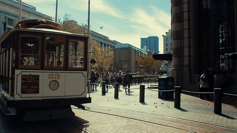 Cable Car at San Francisco Stock-Footage 97070002
