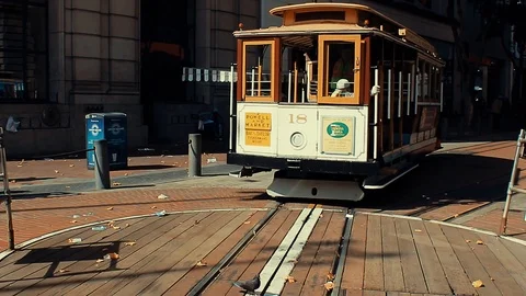 Cable Car in San Francisco Stock-Footage 97070137