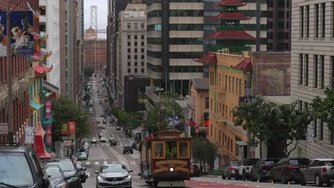 Cable Car at San Francisco Stock Footage 230258916