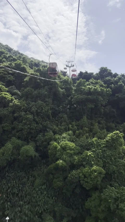Cable car Sao Vicente 2 Stock Footage 280590581