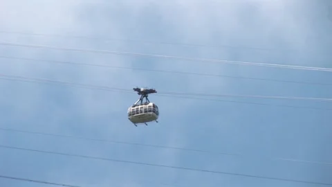 Cable car - September 14th, 2010 - Rio de Janeiro, Brazil Video stock 314850687