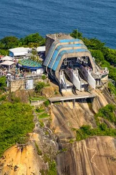 Cable car station Stock Photos