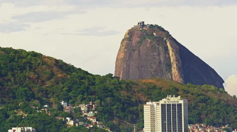 Cable Car Station on Sugar Loaf Mountain Stock Footage 64863216