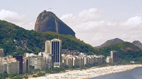 Cable Car Station on Sugar Loaf Mountain Stock Footage 64863228