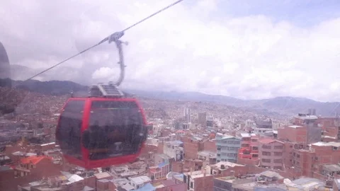 Cable Car a subway in the sky Video stock 87038097