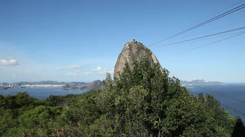 Cable car sugarhill mountain Stock Footage 37655282