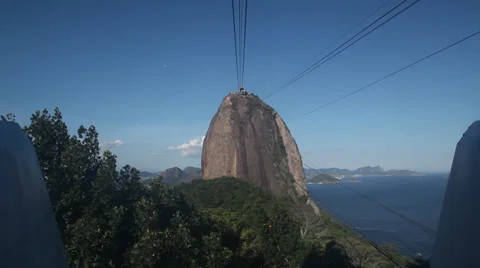 Cable car sugarhill mountain Stock Footage 37655327