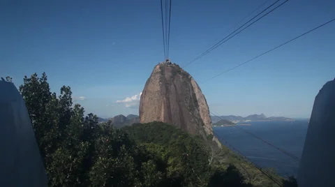 Cable car sugarhill mountain Stock Footage 37655391