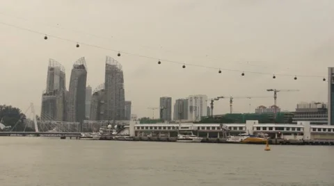 Cable car timelapse Stock Footage 52166435