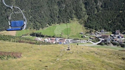 Cable car at Vent Stock Footage 106469030