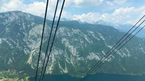 The cable car  at Vogel Stock Footage 112040498