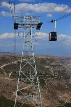 Cable car Wings of Tatev Stock Photos
