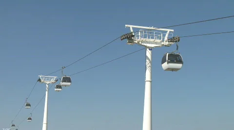 Cable car working Video stock 365627