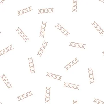 Cable chain glyph vector seamless pattern Stockillustratie