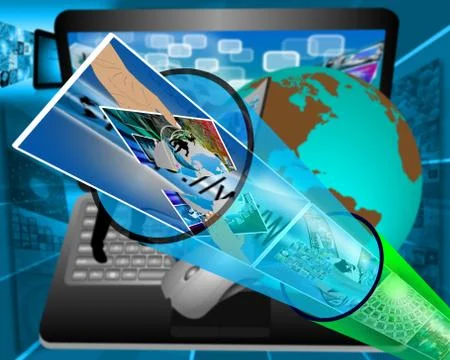 Cable channel Stock Illustration