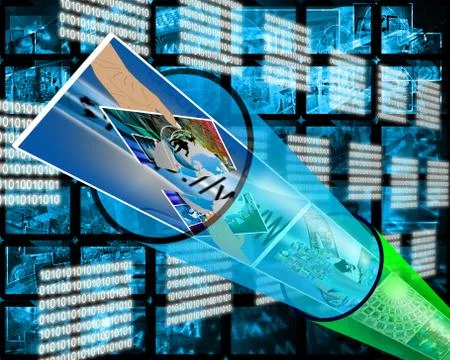 Cable channel Stock Illustration