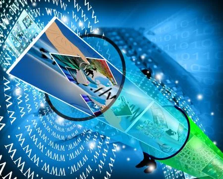 Cable channel Stock Illustration