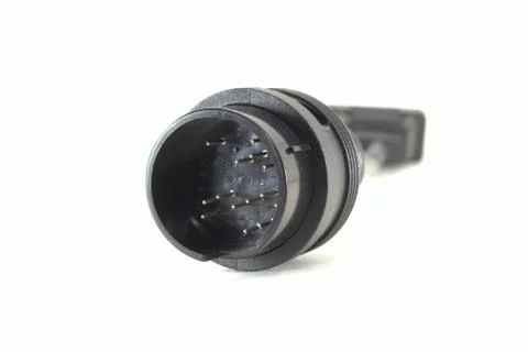 Cable connector for computer diagnostics of a car Stock Photos