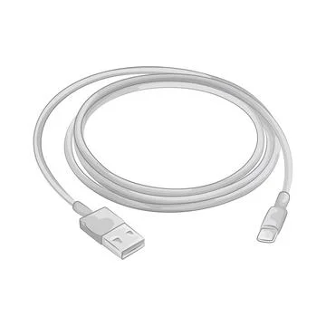 Cable Connector Illustration Stock Illustration