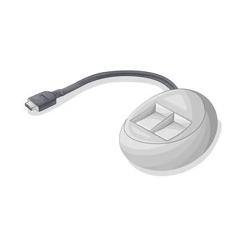 Cable Connector Illustration Stock Illustration