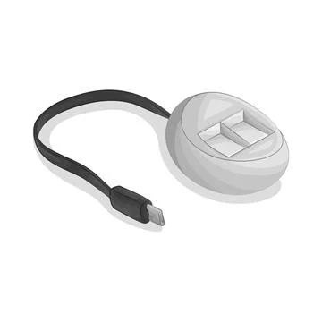 Cable Connector Illustration Stock Illustration
