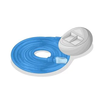 Cable Connector Illustration Stock Illustration