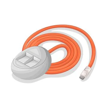 Cable Connector Illustration Stock Illustration
