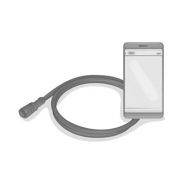 Cable Connector Illustration Stock Illustration