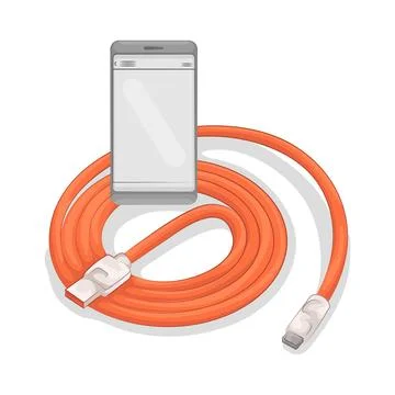 Cable Connector Illustration Stock Illustration