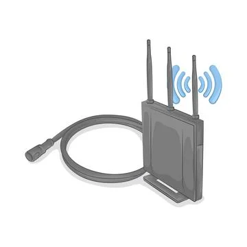 Cable Connector Illustration Stock Illustration