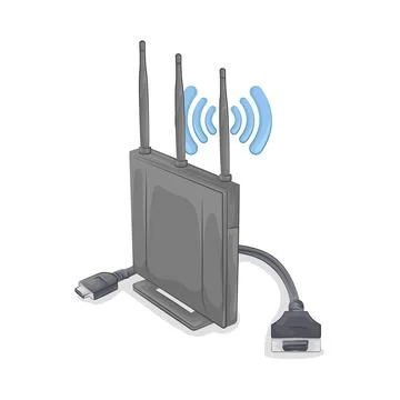 Cable Connector Illustration Stock Illustration