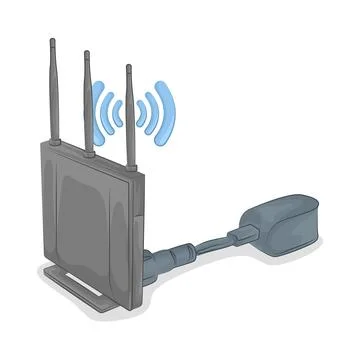 Cable Connector Illustration Stock Illustration