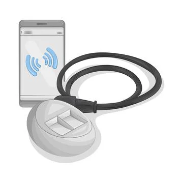 Cable Connector Illustration Stock Illustration