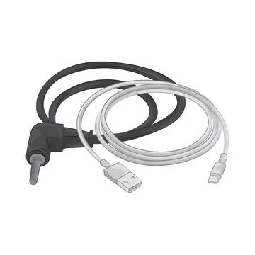 Cable Connector Illustration Stock Illustration