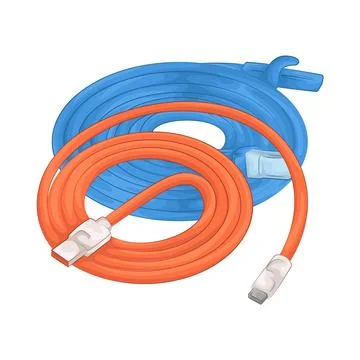 Cable Connector Illustration Stock Illustration