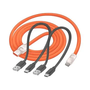 Cable Connector Illustration Stock Illustration