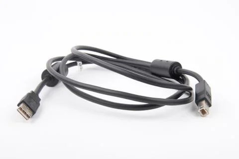 Cable with connectors Foto stock