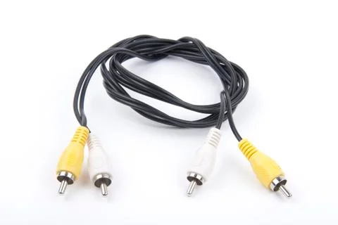 Cable with connectors Stock Photos