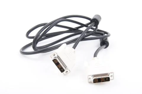 Cable with connectors Stock Photos