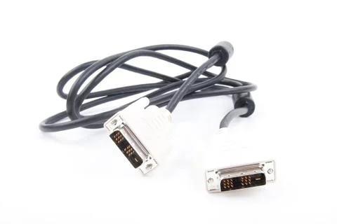 Cable with connectors Stock Photos