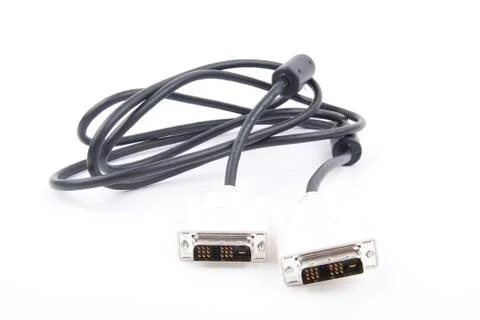 Cable with connectors Stock Photos