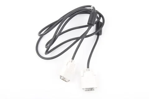 Cable with connectors Foto stock