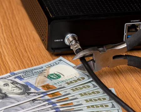 Cable Cord Cutting Stock Photos
