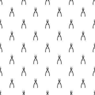 Cable cut tool pattern seamless vector Stock Illustration