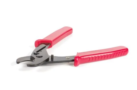 Cable cutter isolated on the white background Stock-Fotos