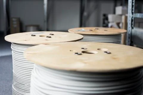 Cable-drum Stock Photos