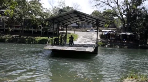 Cable Ferry Stock Footage 48692099